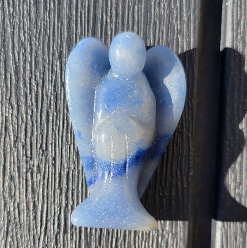 Blue Aventurine Angel Crystal